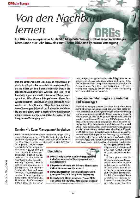 Vorschauseite 1: Von den Nachbarn lernen
