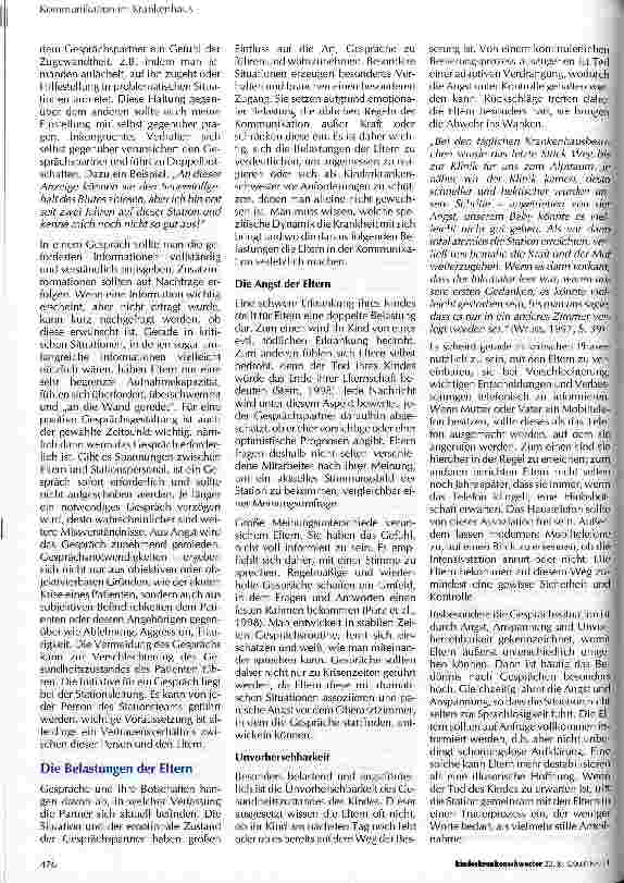 Vorschauseite 3: Von der Last des Wissens und dem richtigen Umgang im Gespräch