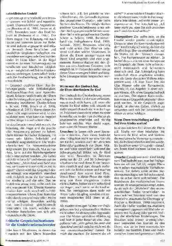 Vorschauseite 4: Von der Last des Wissens und dem richtigen Umgang im Gespräch