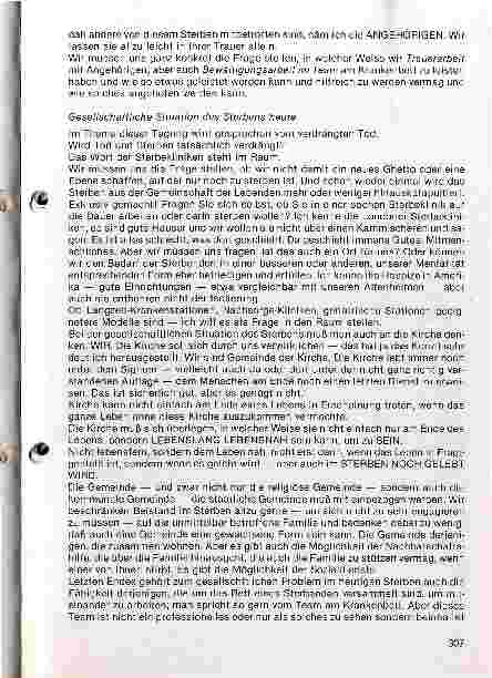 Vorschauseite 5: Der unbewältigte Tod - wie stirbt man in unserer Gesellschaft? Teil 2