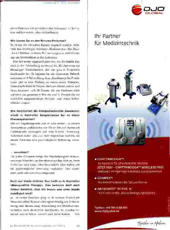 Vorschauseite 3: Master of Clinical Physiotherapy in Australien