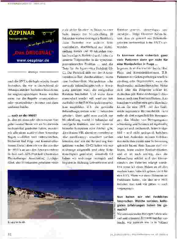 Vorschauseite 4: Master of Clinical Physiotherapy in Australien
