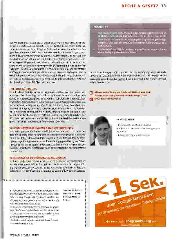 Vorschauseite 2: Einmaleins des Kündigungsrechts