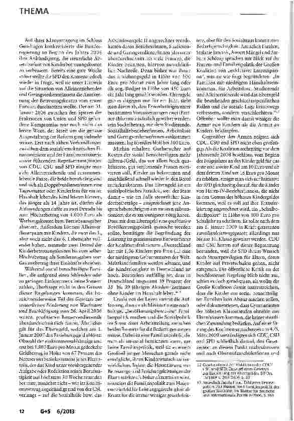 Vorschauseite 5: Große Koalition - kleinkarierte und klientelorientierte Sozialpolitik?