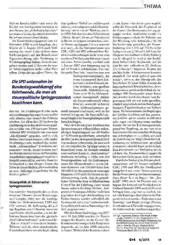 Vorschauseite 6: Große Koalition - kleinkarierte und klientelorientierte Sozialpolitik?