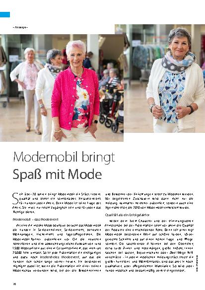Vorschauseite 1: Mode mobil bringt Spaß mit Mode