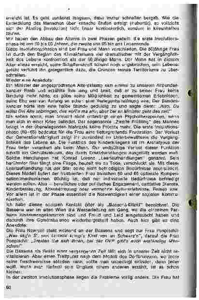 Vorschauseite 3: Was bringt uns das Alter und wie bewältigen wir es?