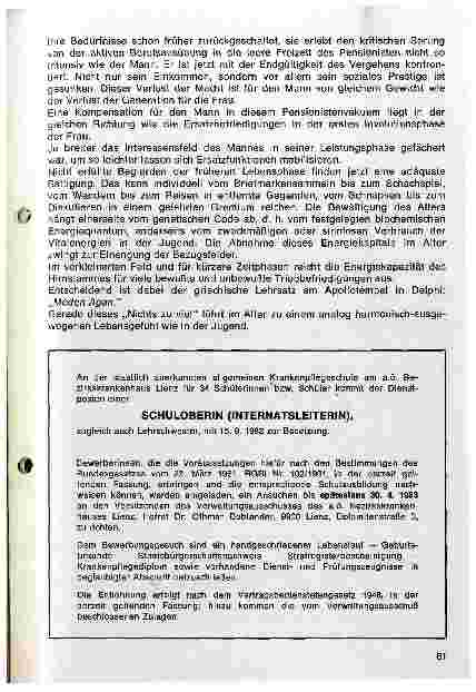 Vorschauseite 4: Was bringt uns das Alter und wie bewältigen wir es?