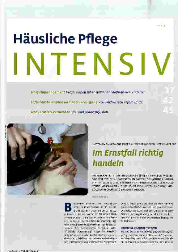 Vorschauseite 1: Im Ernstfall richtig handeln