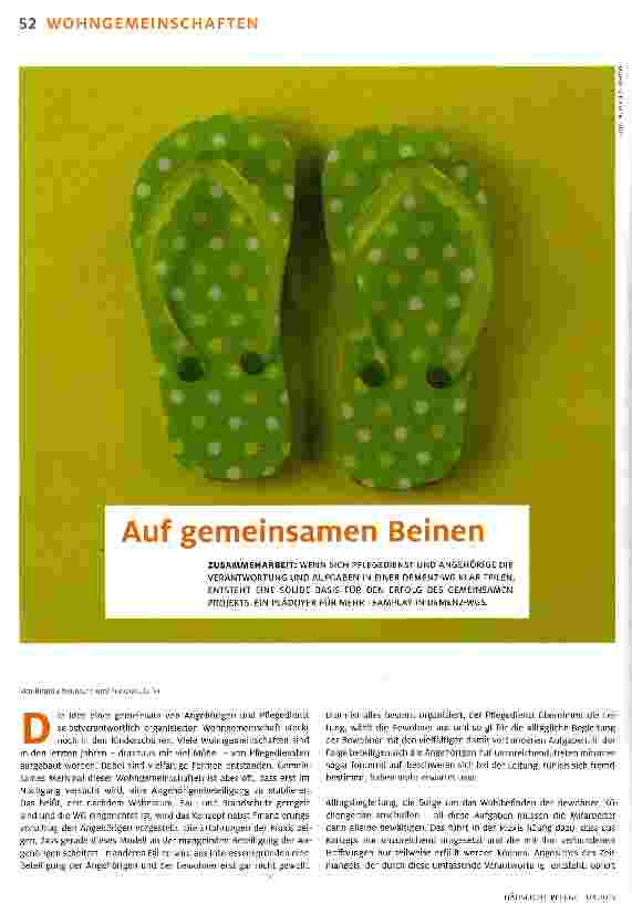 Vorschauseite 1: Auf gemeinsamen Beinen