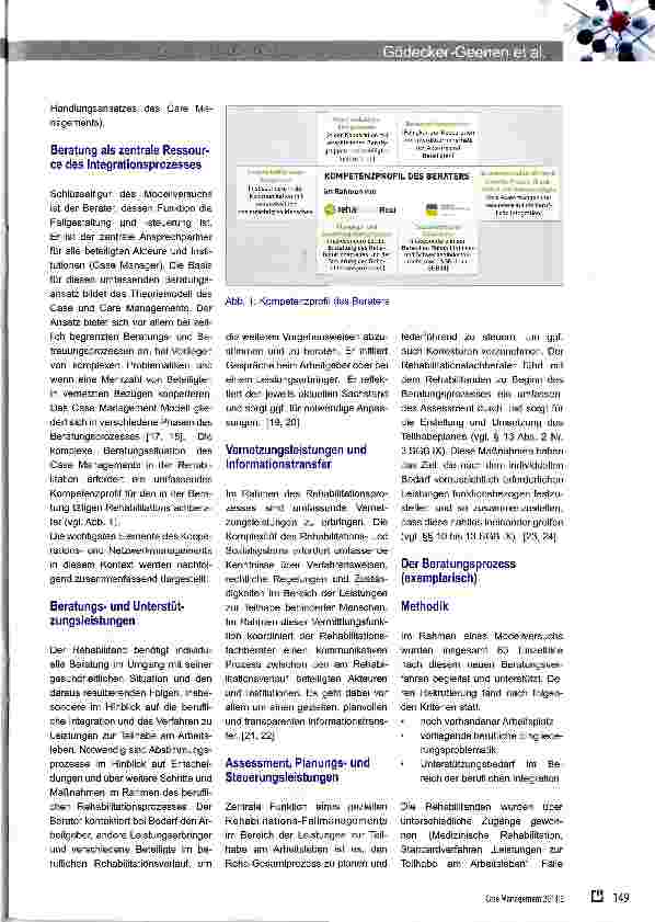 Vorschauseite 2: Berufliche Teilhabe integrationsorientiert gestalten - das Integrationsprojekt RehaFuturReal
