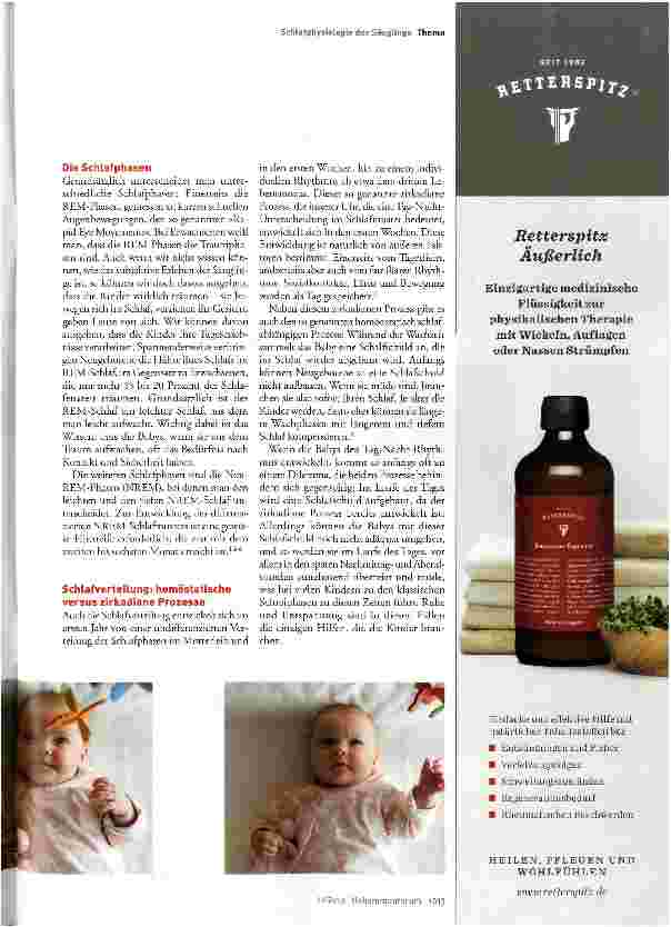 Vorschauseite 2: Wann schläft ein Säugling wie viel?