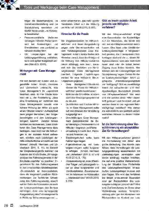 Vorschauseite 4: Tools und Werkzeuge beim Case Management