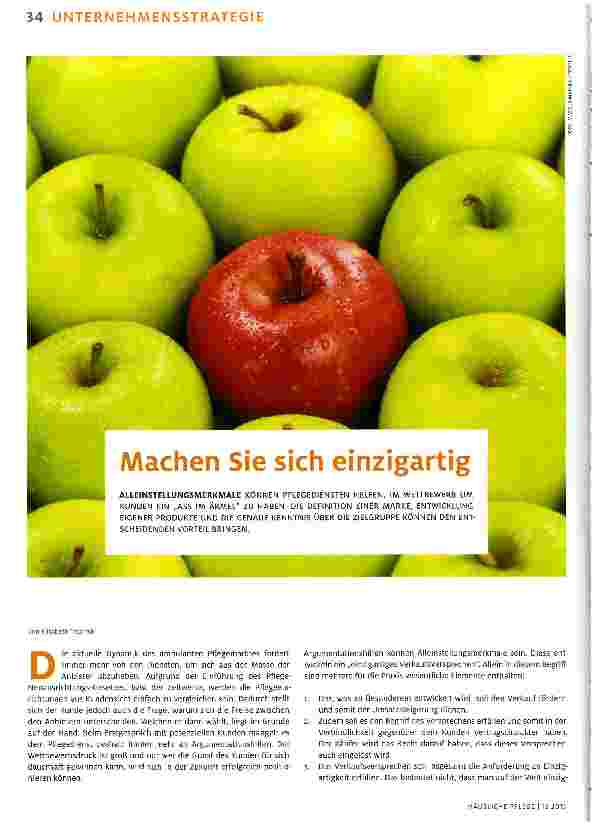 Vorschauseite 1: Machen Sie sich einzigartig