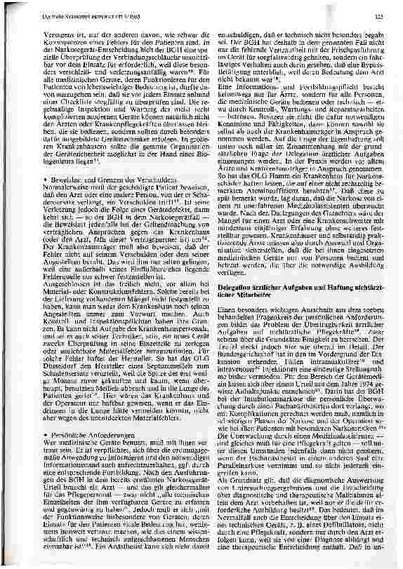 Vorschauseite 3: Haftungsprobleme in der Medizintechnik