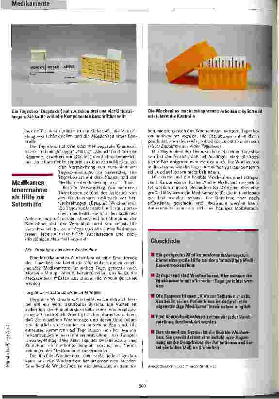 Vorschauseite 2: Weg von der Pillendose Medikamentenentnahmesysteme für die ambulante Betreuung