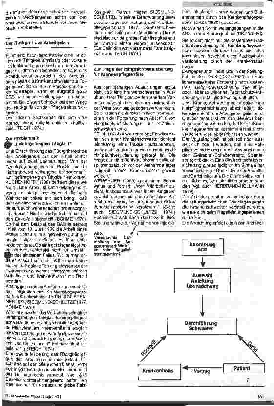 Vorschauseite 3: i. v. -Injektionen durch das Krankenpflegepersonal - erlaubt oder verboten