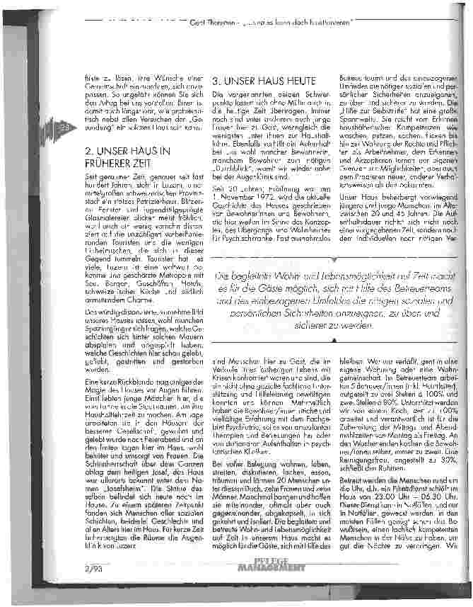 Vorschauseite 2: ... und es kann doch funktionieren Erfahrungen eines Heimleiters und dessen Team im Arbeitsalltag der Zusammenarbeit mit dem ärztlichen