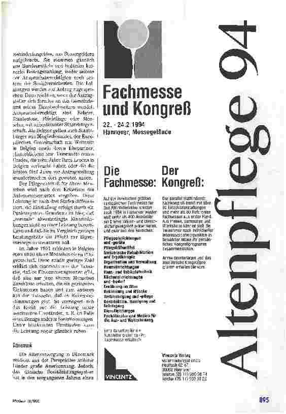 Vorschauseite 2: Pflegegeldregelungen in Europa Teil II