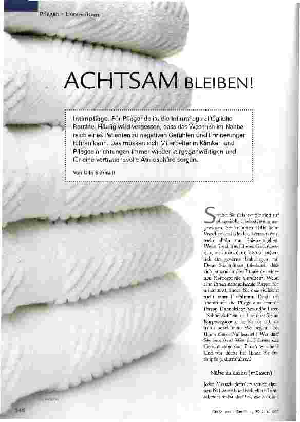 Vorschauseite 1: ACHTSAM BLEIBEN!