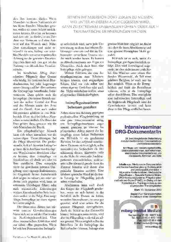 Vorschauseite 2: ACHTSAM BLEIBEN!