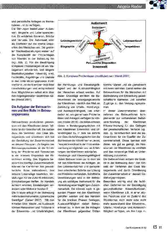 Vorschauseite 3: Case Management - Profil stiftend für die gesetzliche Betreuung?