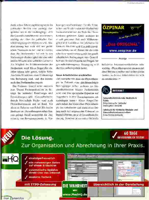 Vorschauseite 2: Berufsgruppenund sektorenübergreifende Kooperation stärken