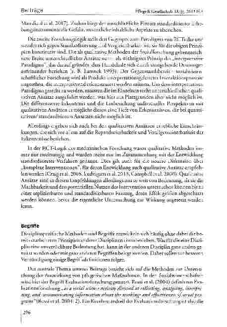Vorschauseite 4: Komplexe Wirkungszusammenhänge in der Pflege erforschen: Konzepte statt Rezepte