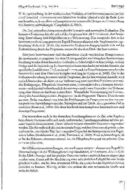 Vorschauseite 5: Komplexe Wirkungszusammenhänge in der Pflege erforschen: Konzepte statt Rezepte