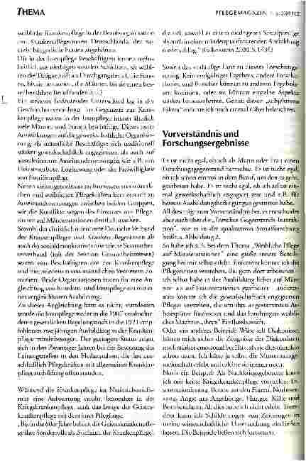 Vorschauseite 5: Annäherung an die eigene Berufsgeschichte Irrenpflege in einer westfälischen Anstalt um die Jahrhundertwende