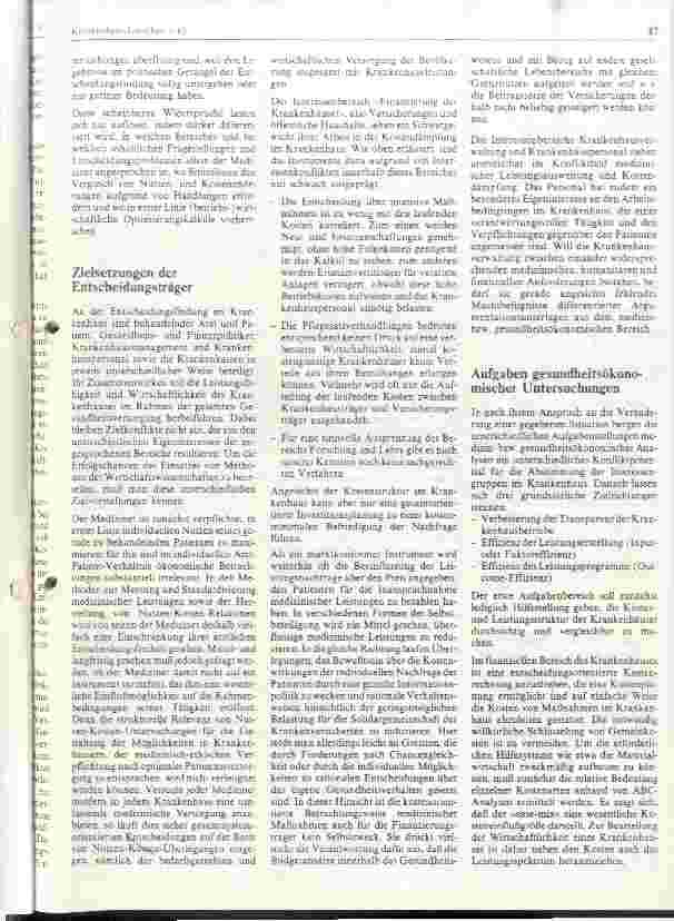 Vorschauseite 2: Leistungsfähigkeit und Wirtschaftlichkeit im Krankenhaus