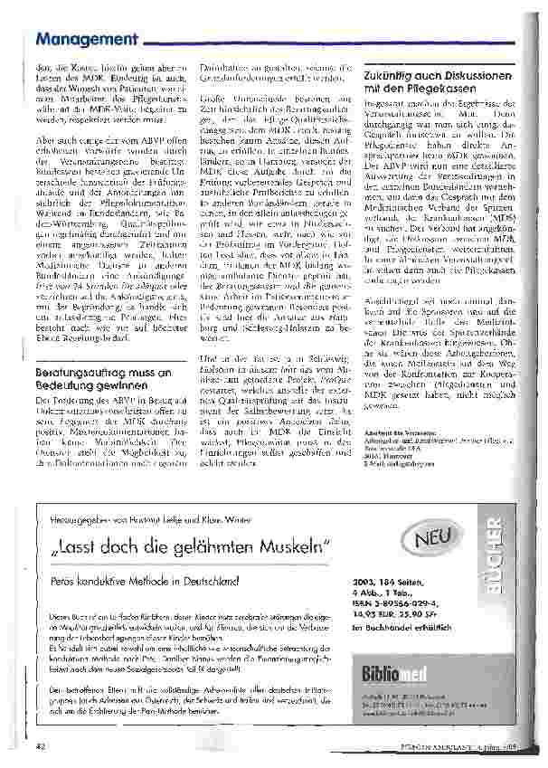 Vorschauseite 2: ABVP-Arbeitgeberforen Prüfung ohne PrüVer-Ordnung