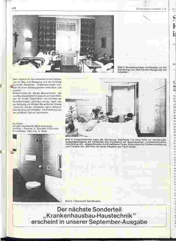 Vorschauseite 2: Krankenhaussanierung: Bettenhaus St.-Franziskus-Hospital, Köln