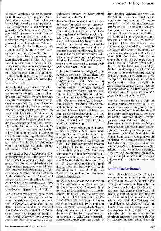Vorschauseite 4: Resistente Bakterien in Deutschland