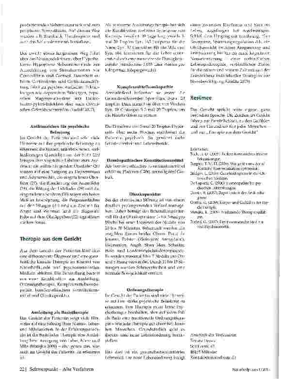 Vorschauseite 3: Die Therapie aus dem Gesicht