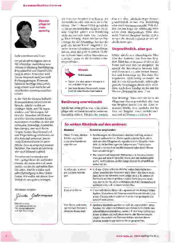 Vorschauseite 2: Halten Sie Abstand