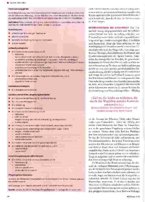Vorschauseite 2: Alt, allein und vereinsamt?