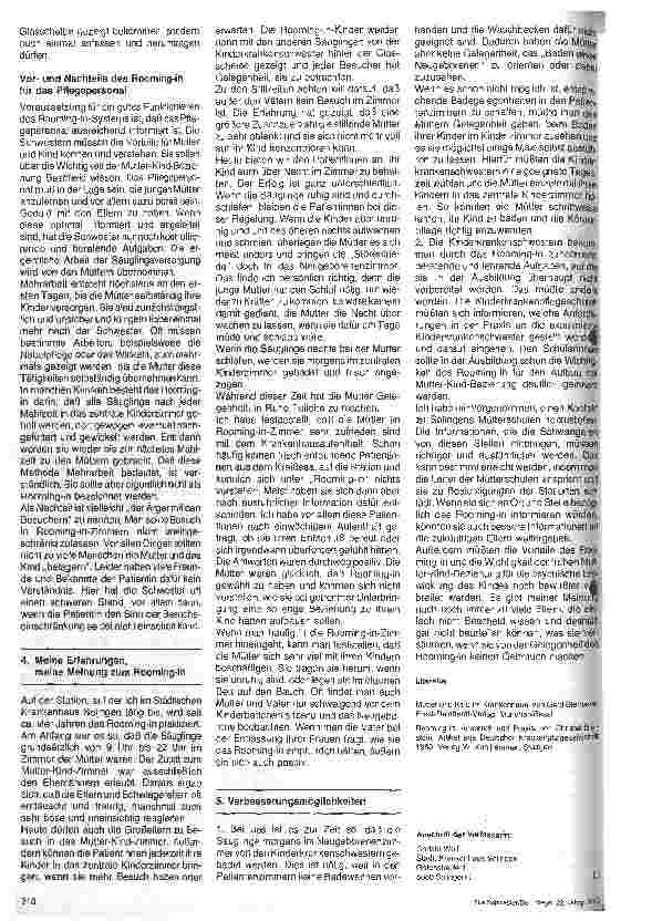 Vorschauseite 3: Rooming-in auf Entbindungsstation