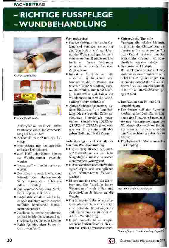 Vorschauseite 4: Diabetisches Fuss-Syndrom