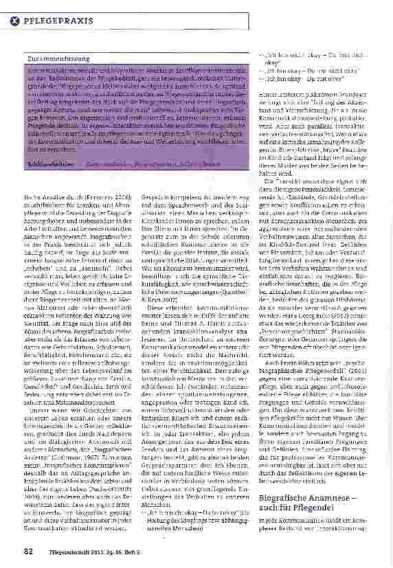 Vorschauseite 3: Wenn Lebensgeschichten miteinander sprechen