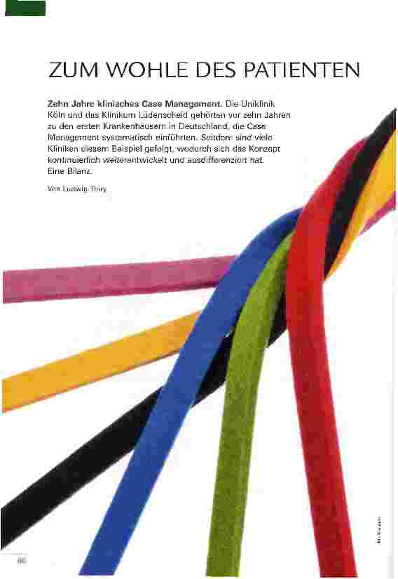Vorschauseite 1: ZUM WOHLE DES PATIENTEN