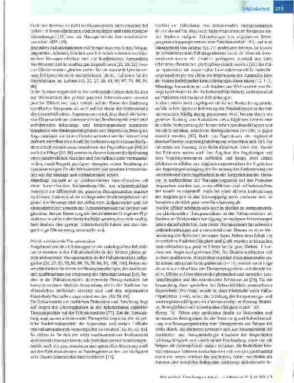 Vorschauseite 6: Entwicklung und Einsatz der Physiotherapie in der Palliativversorgung - Eine systematische Literaturanalyse