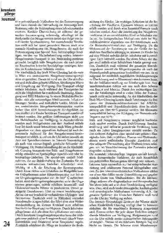 Vorschauseite 3: Was versteht man unter Neonatologie?
