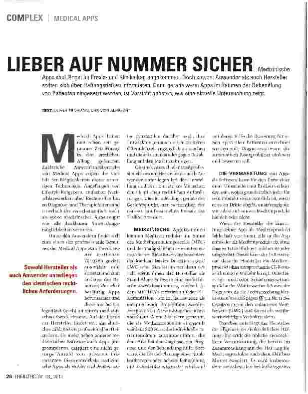 Vorschauseite 1: LIEBER AUF NUMMER SICHER