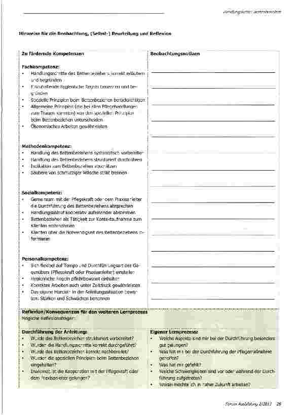 Vorschauseite 2: Betten beziehen