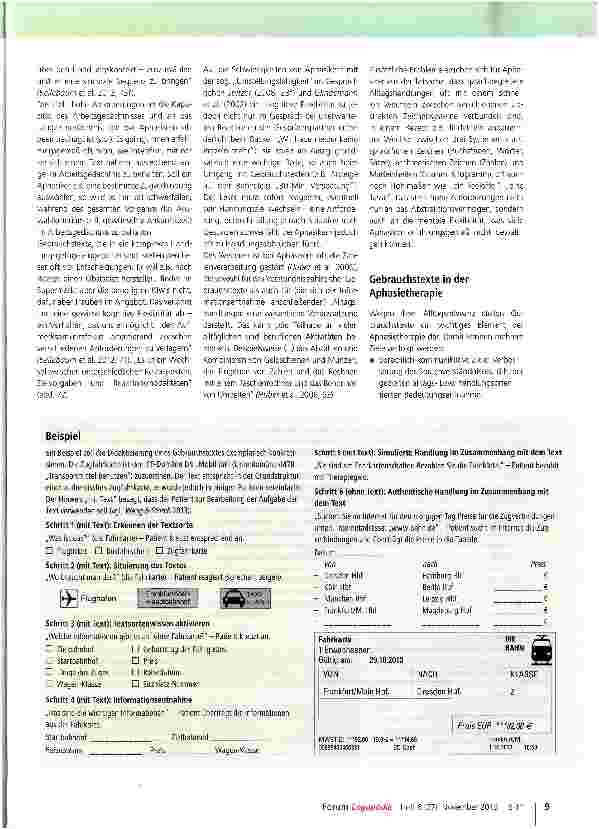 Vorschauseite 4: Gebrauchstexte in der teilhabeorientierten Aphasietherapie