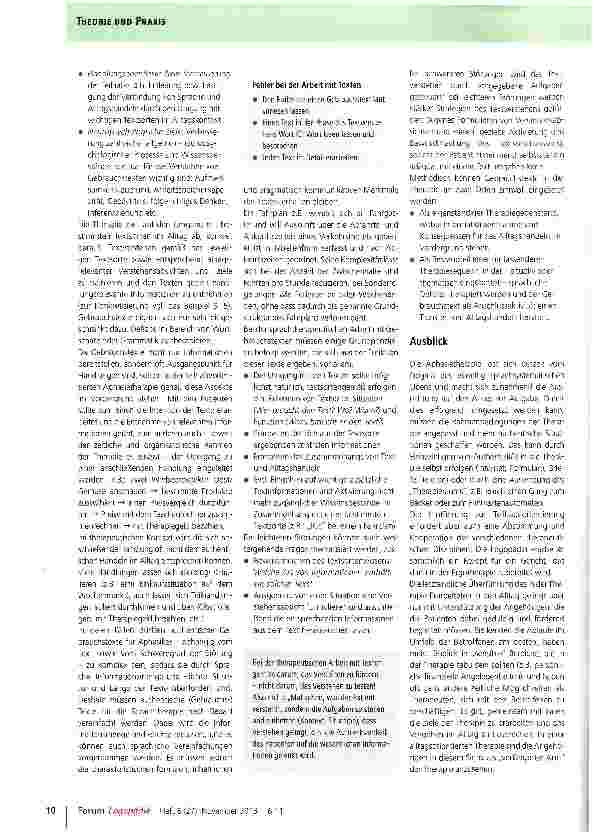 Vorschauseite 5: Gebrauchstexte in der teilhabeorientierten Aphasietherapie