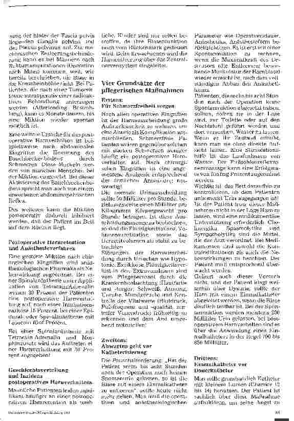 Vorschauseite 2: Postoperative Harnverhaltung - Ursachen und pflegerische Maßnahmen
