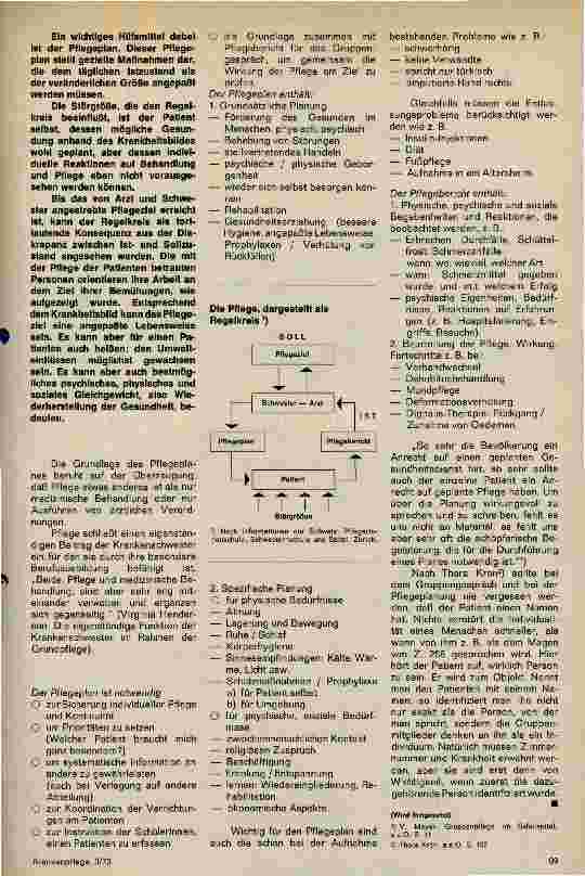 Vorschauseite 2: Die Pflege als Regelkreis