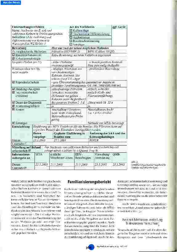 Vorschauseite 4: Methodenumstellung in einem akkreditierten hygienisch-mikrobiologischen Labor